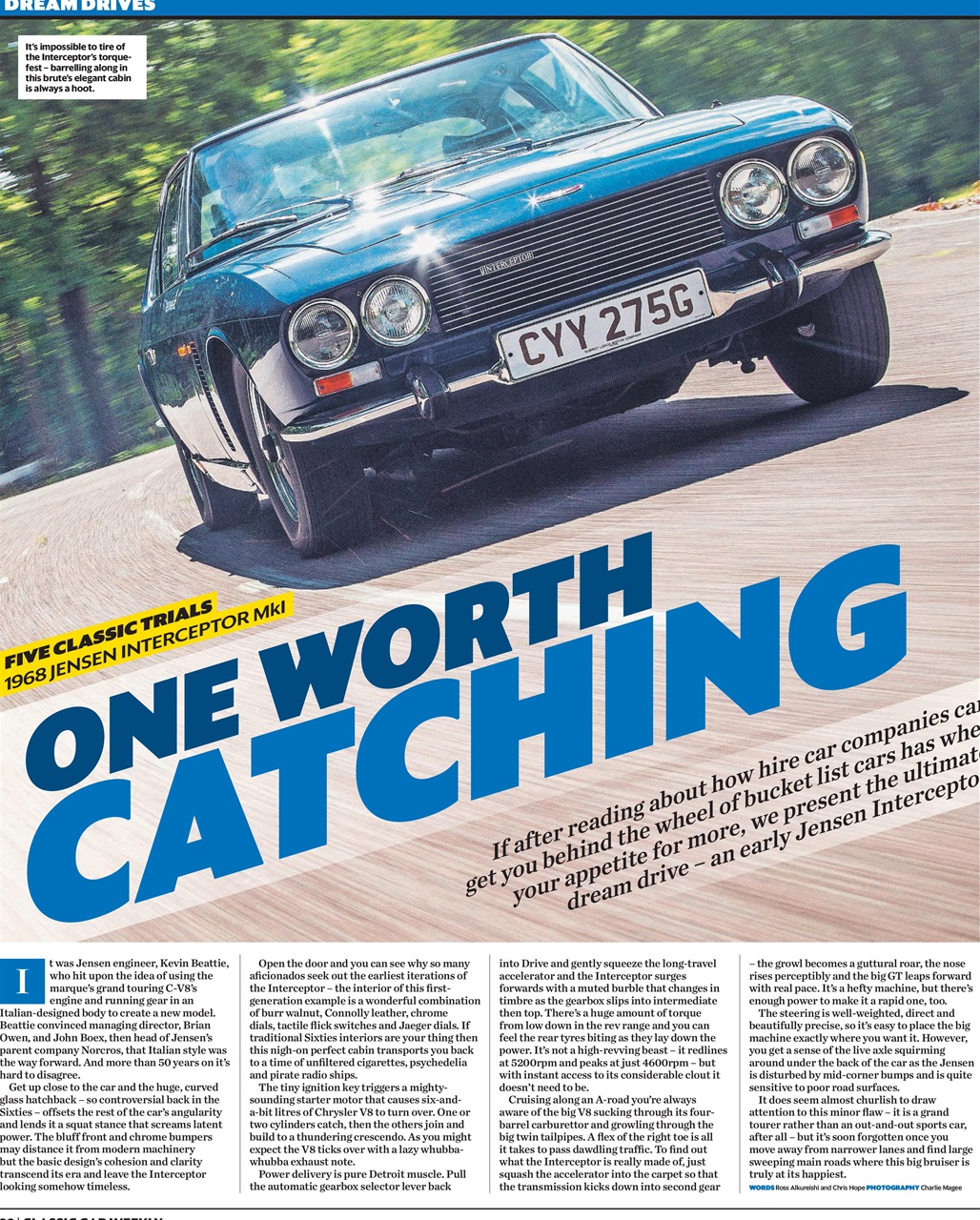Classic Car Weekly Preview Pages