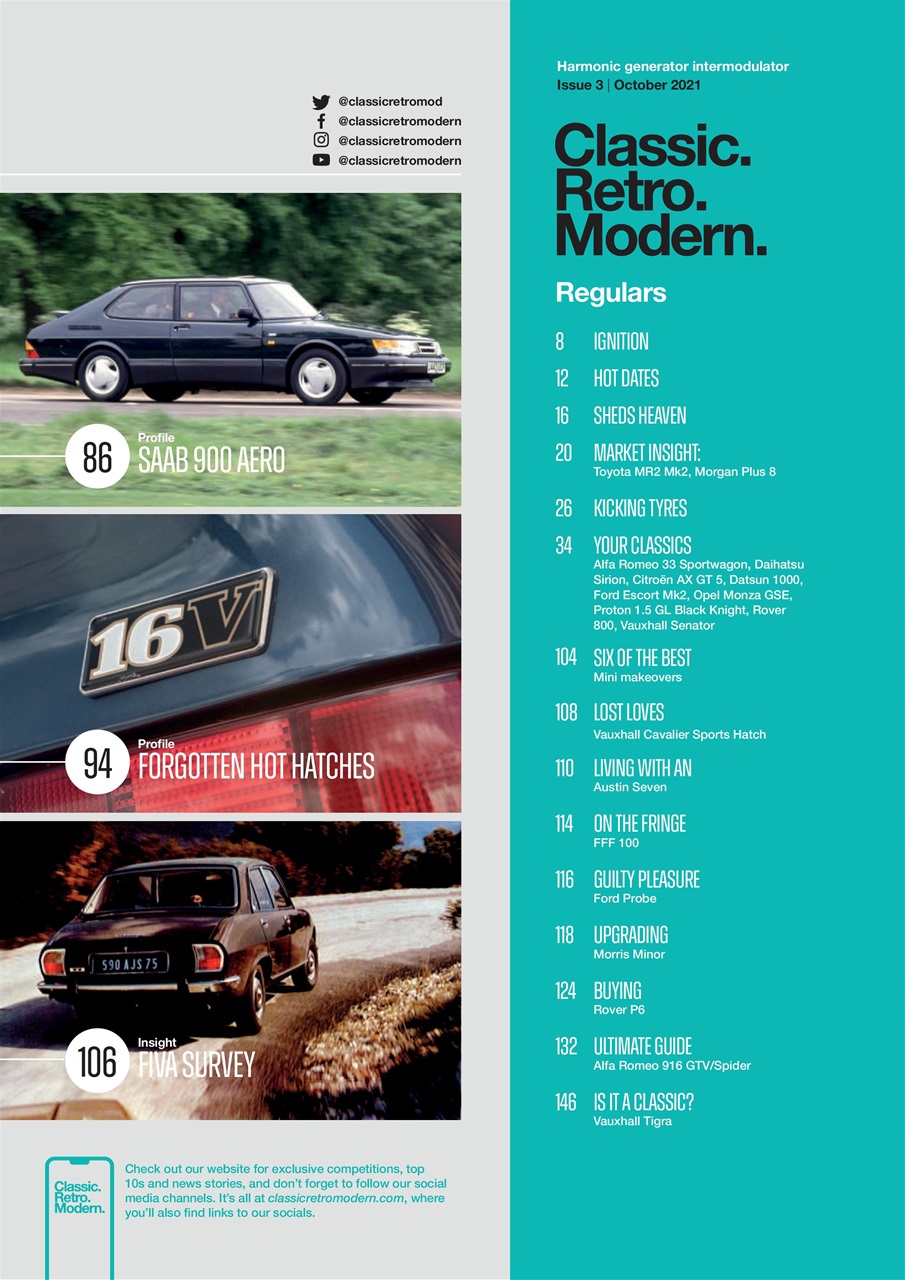 Classic Retro Modern Magazine Preview Pages