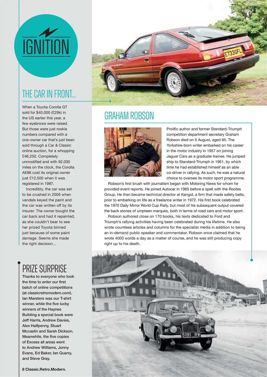 Classic Retro Modern Magazine Preview Pages