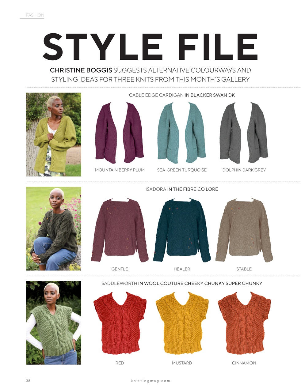 Knitting Preview Pages