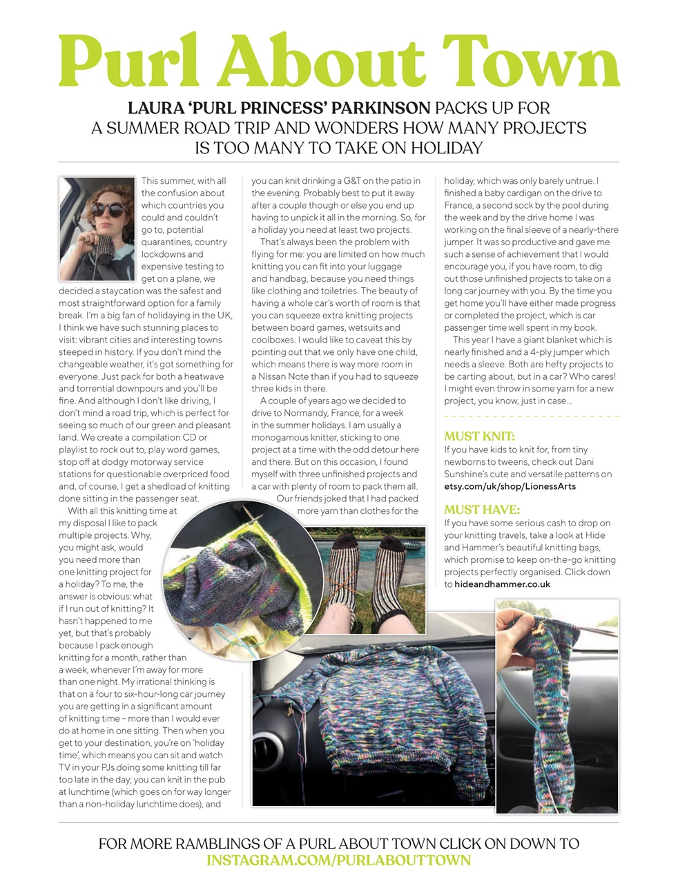 Knitting Preview Pages