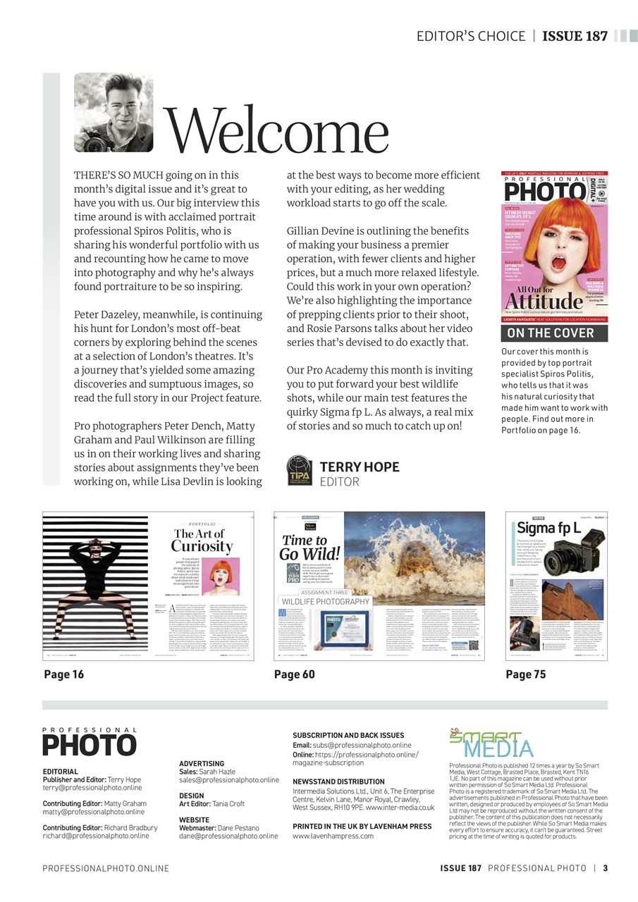 Professional Photo Preview Pages