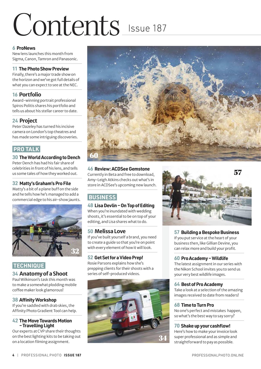 Professional Photo Preview Pages