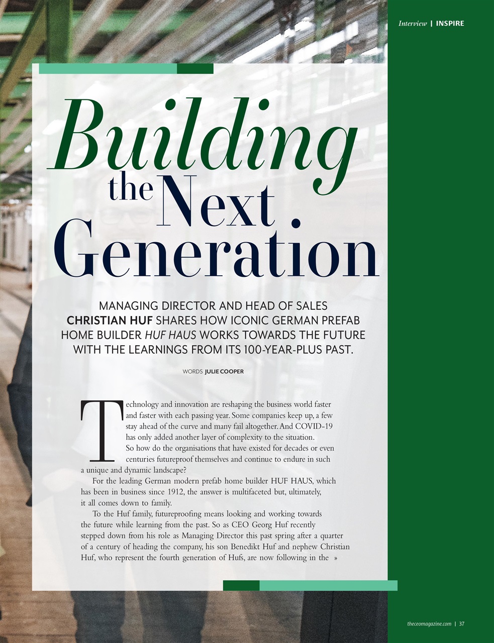 The CEO Magazine EMEA Preview Pages