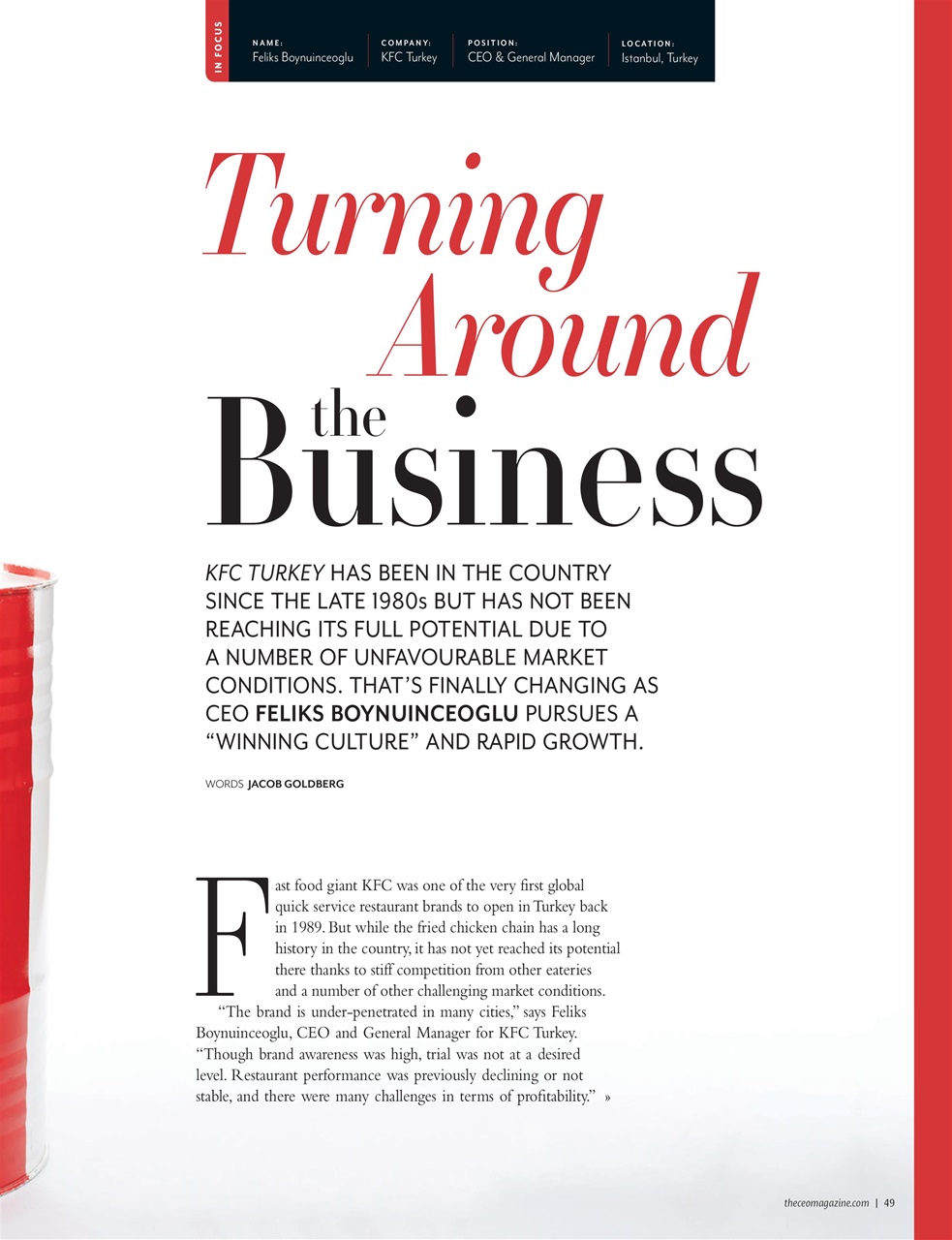 The CEO Magazine EMEA Preview Pages