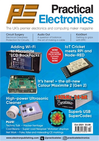 Practical Electronics issue Oct-21