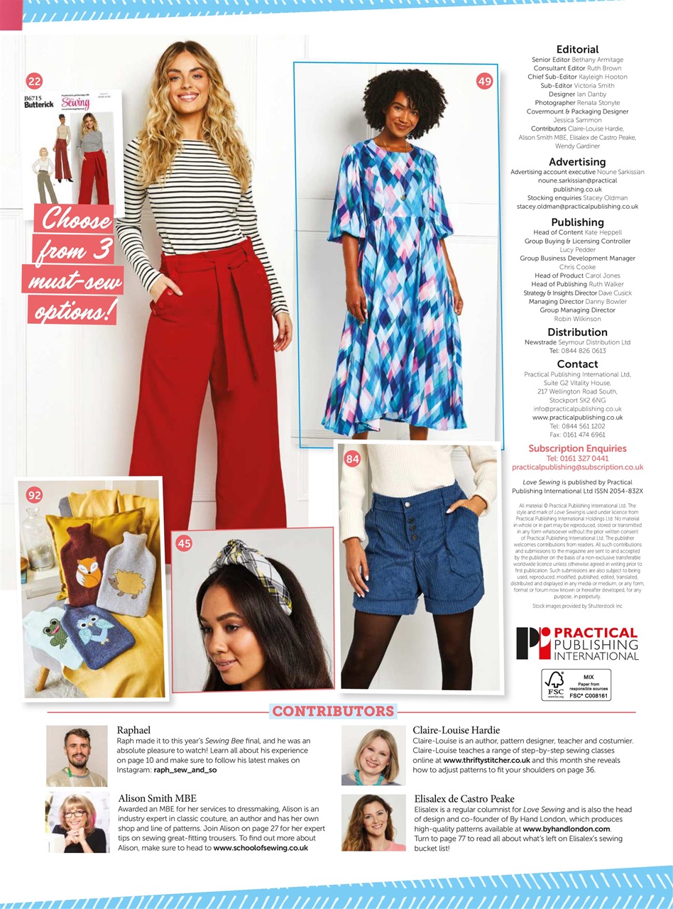 Love Sewing Preview Pages