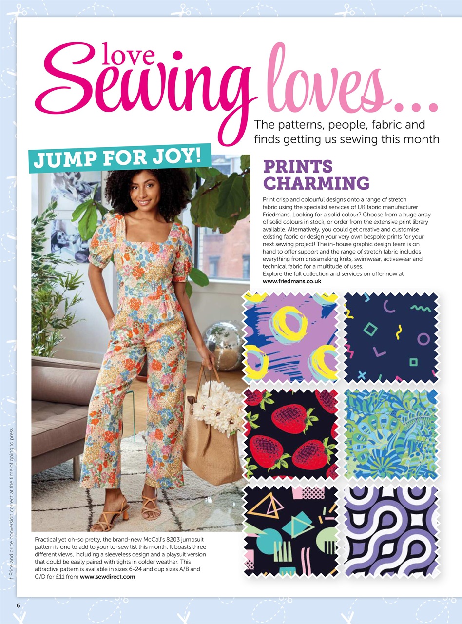 Love Sewing Preview Pages