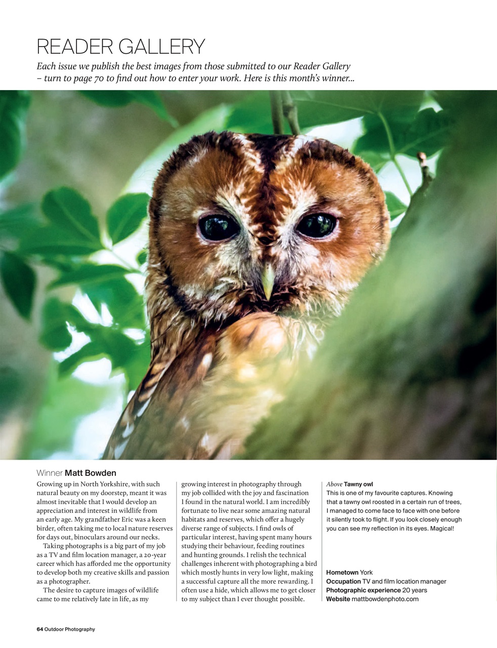 Outdoor Photography Preview Pages