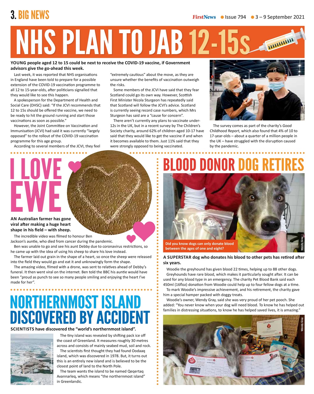 First News Preview Pages