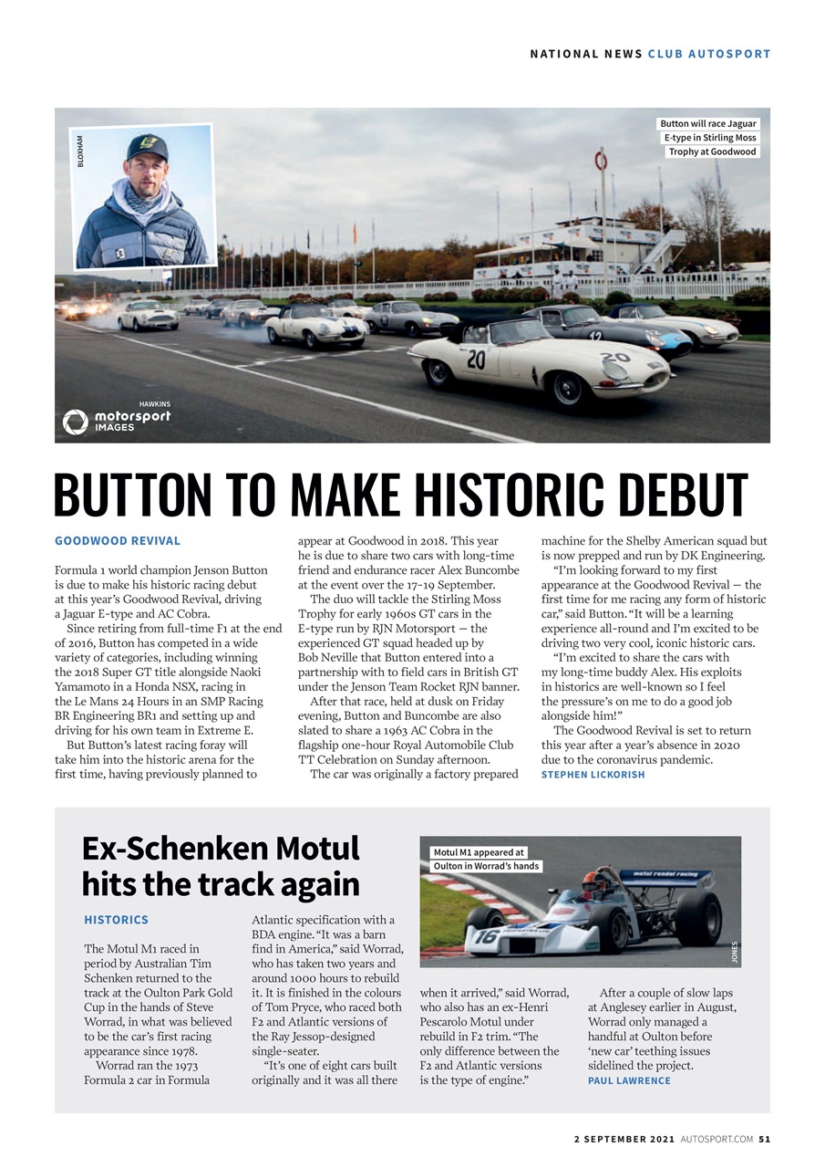Autosport Preview Pages