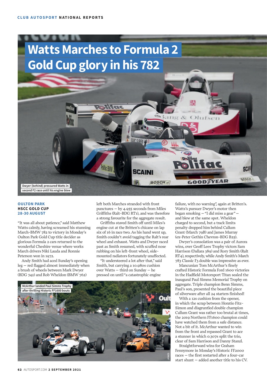 Autosport Preview Pages