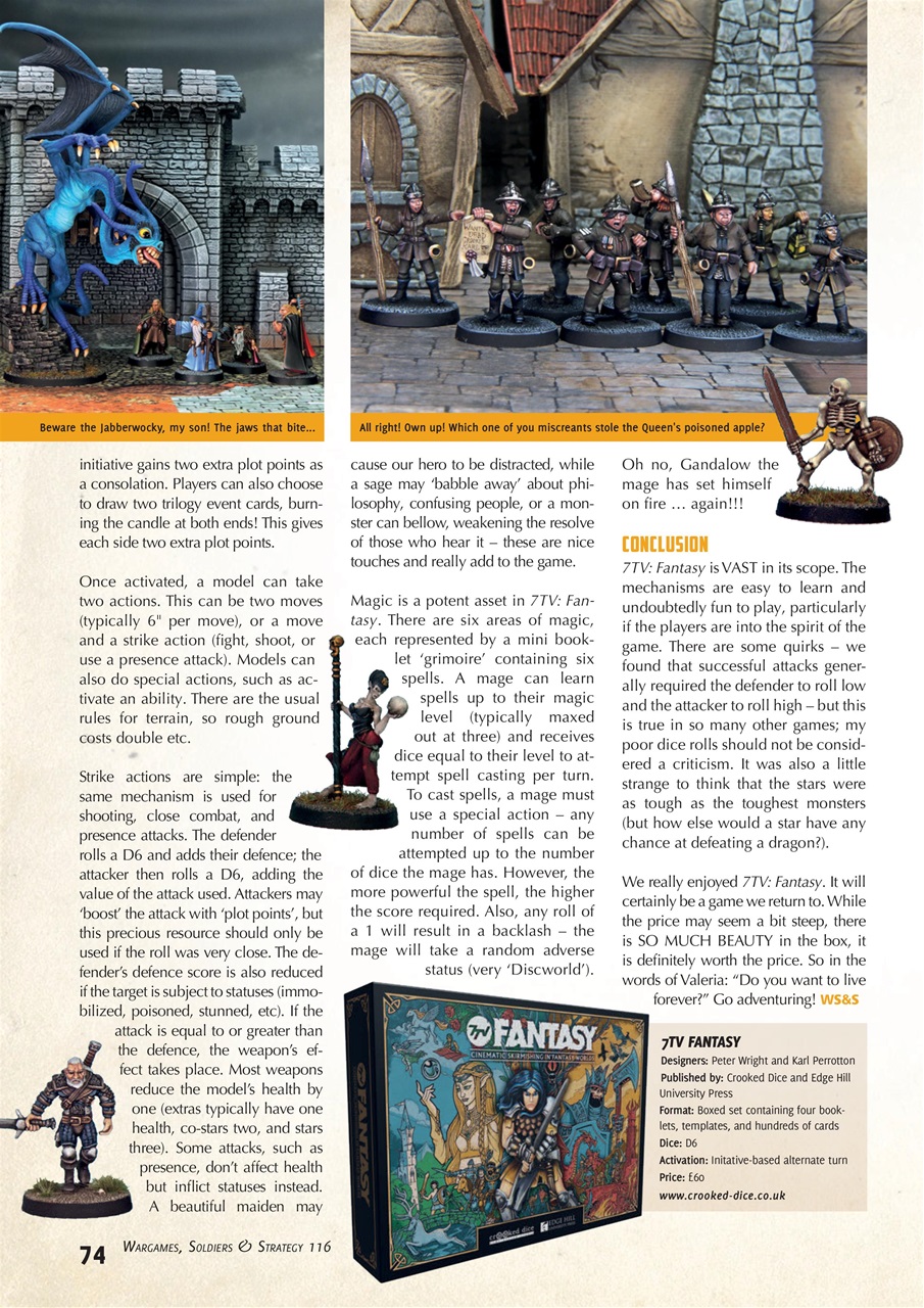 Wargames, Soldiers & Strategy Preview Pages