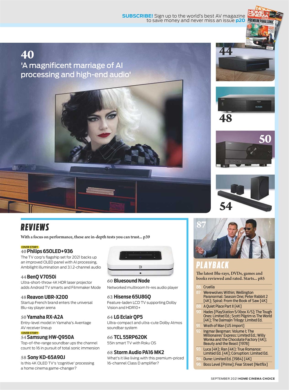 Home Cinema Choice Preview Pages