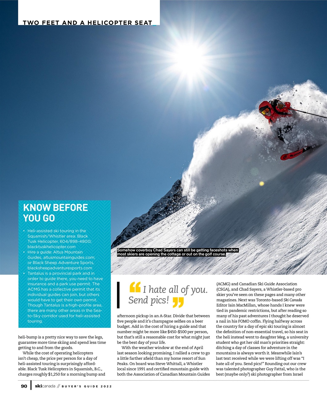 Ski Canada Preview Pages