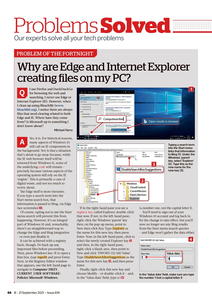 Computer Active Preview Pages