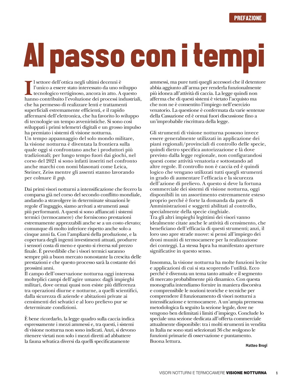 Caccia Magazine Preview Pages