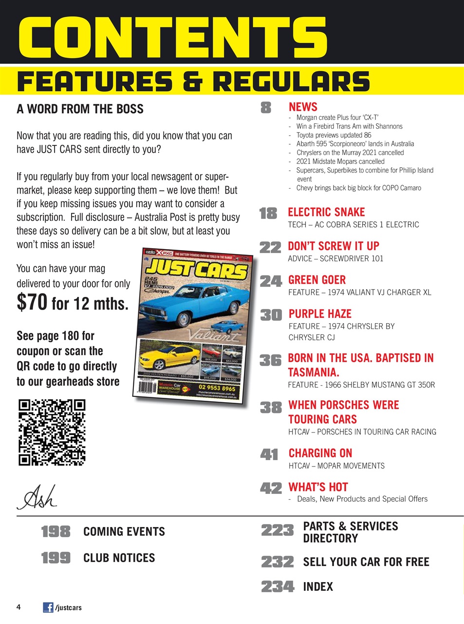 JUST CARS Preview Pages