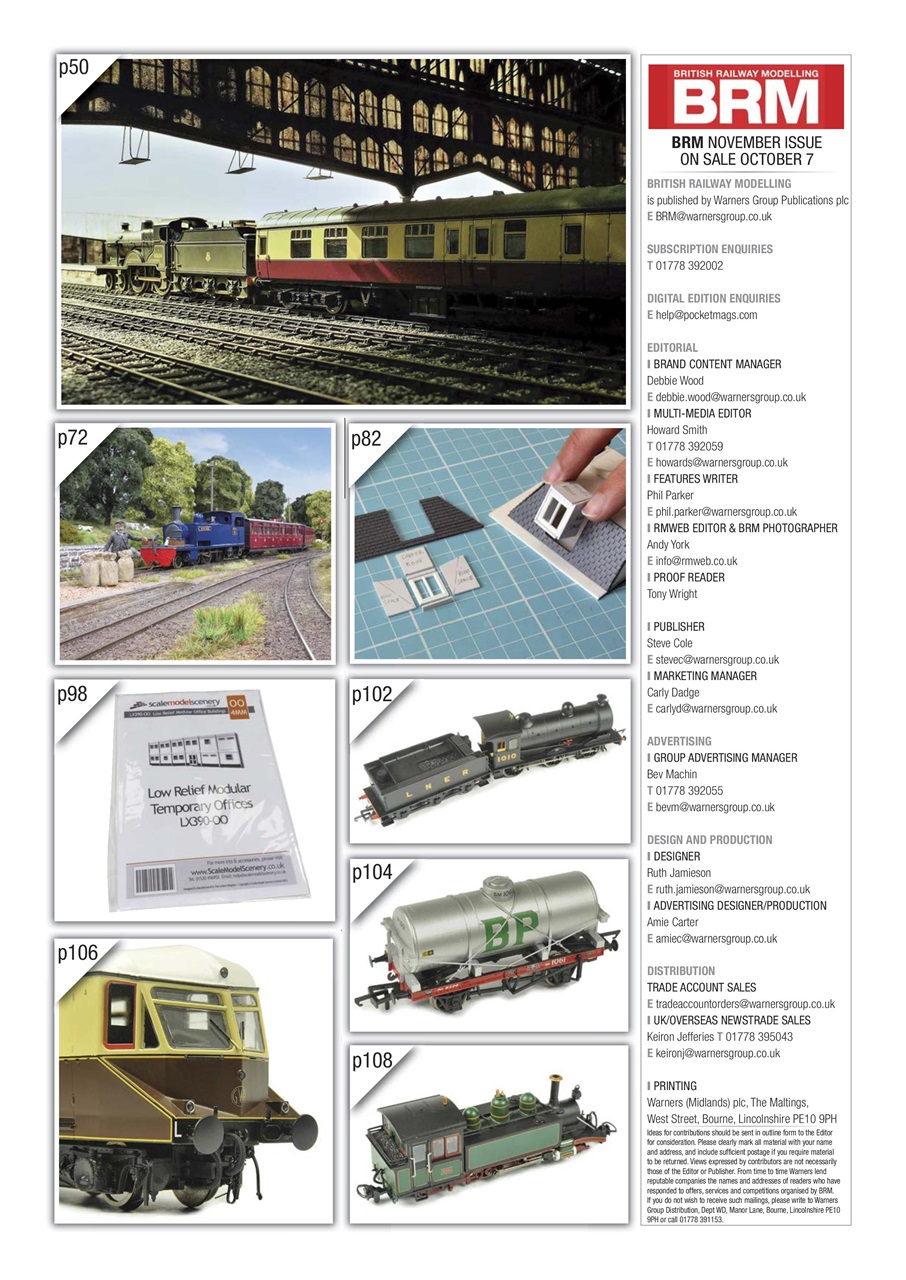 British Railway Modelling (BRM) Preview Pages