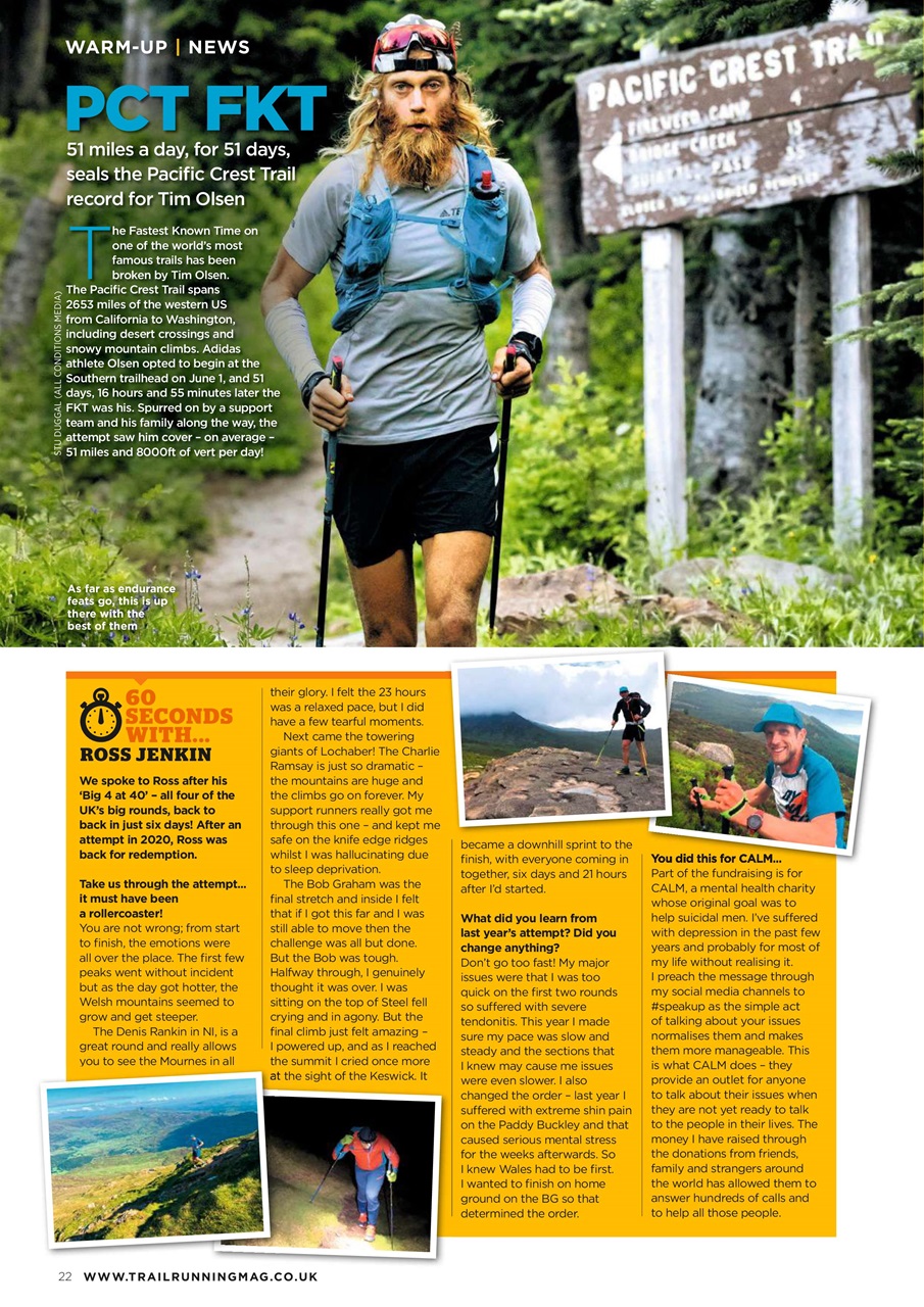 Trail Running Preview Pages