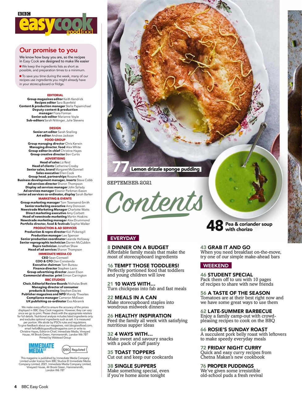 Easy Cook Magazine Preview Pages