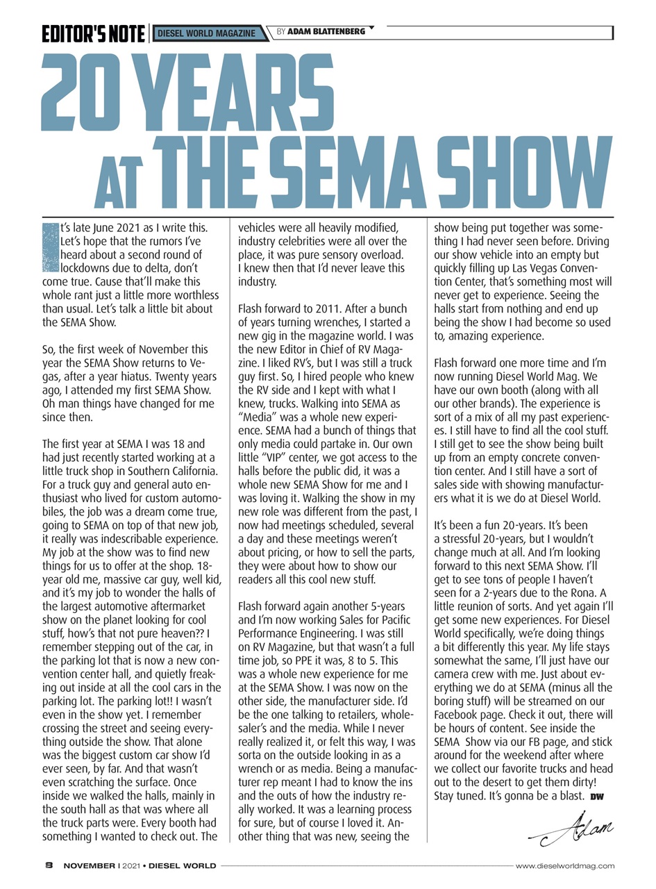 Diesel World Preview Pages