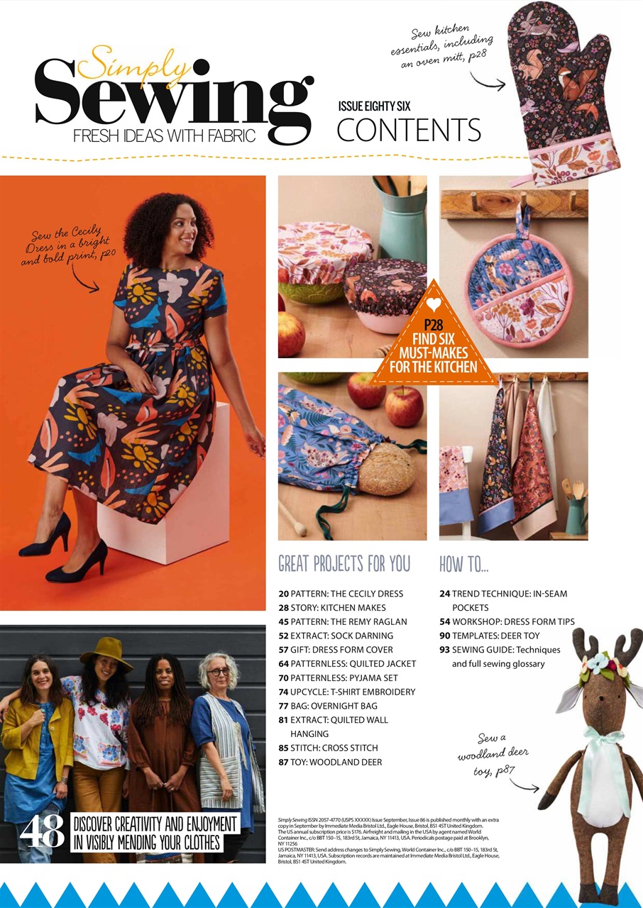 Simply Sewing Preview Pages