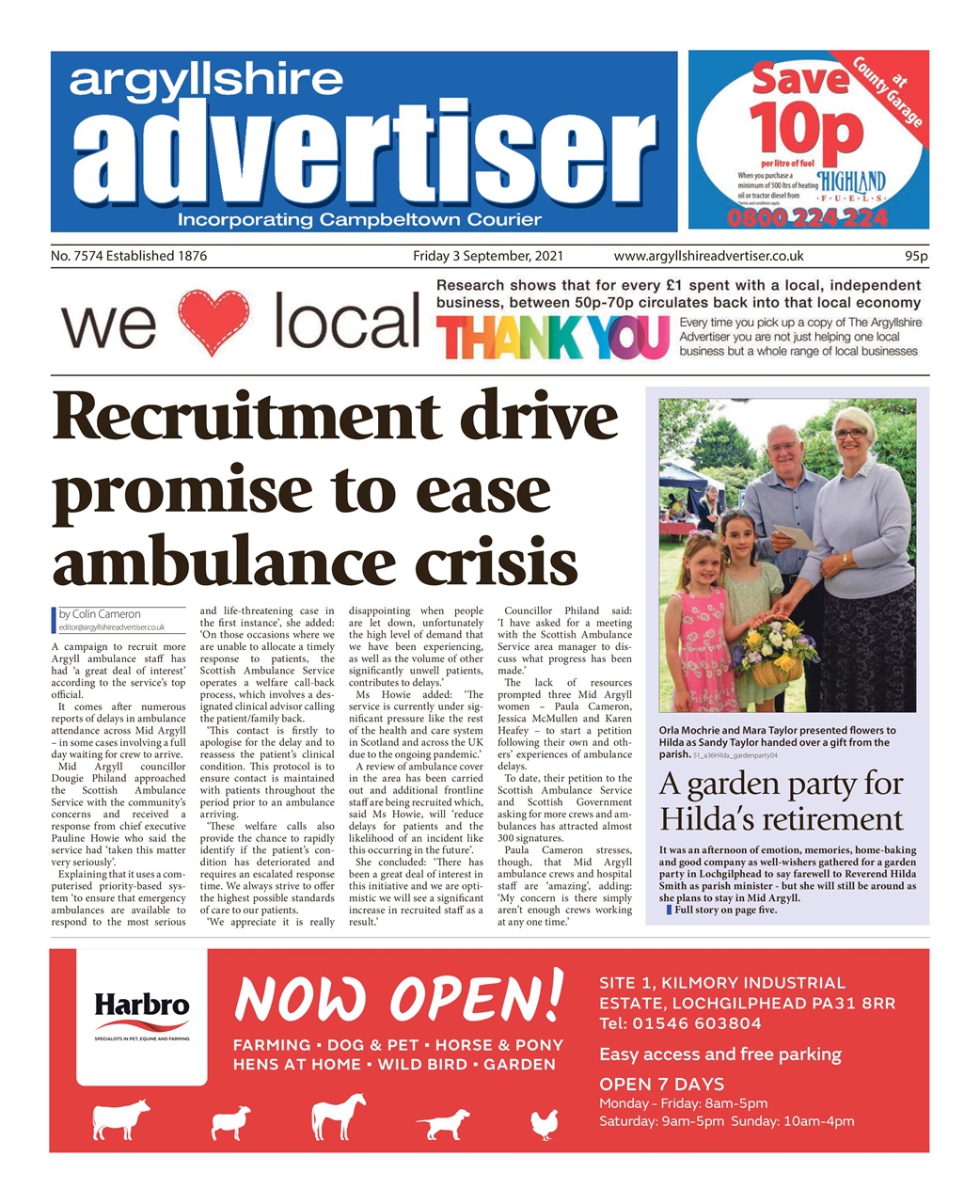 Argyllshire Advertiser Preview Pages
