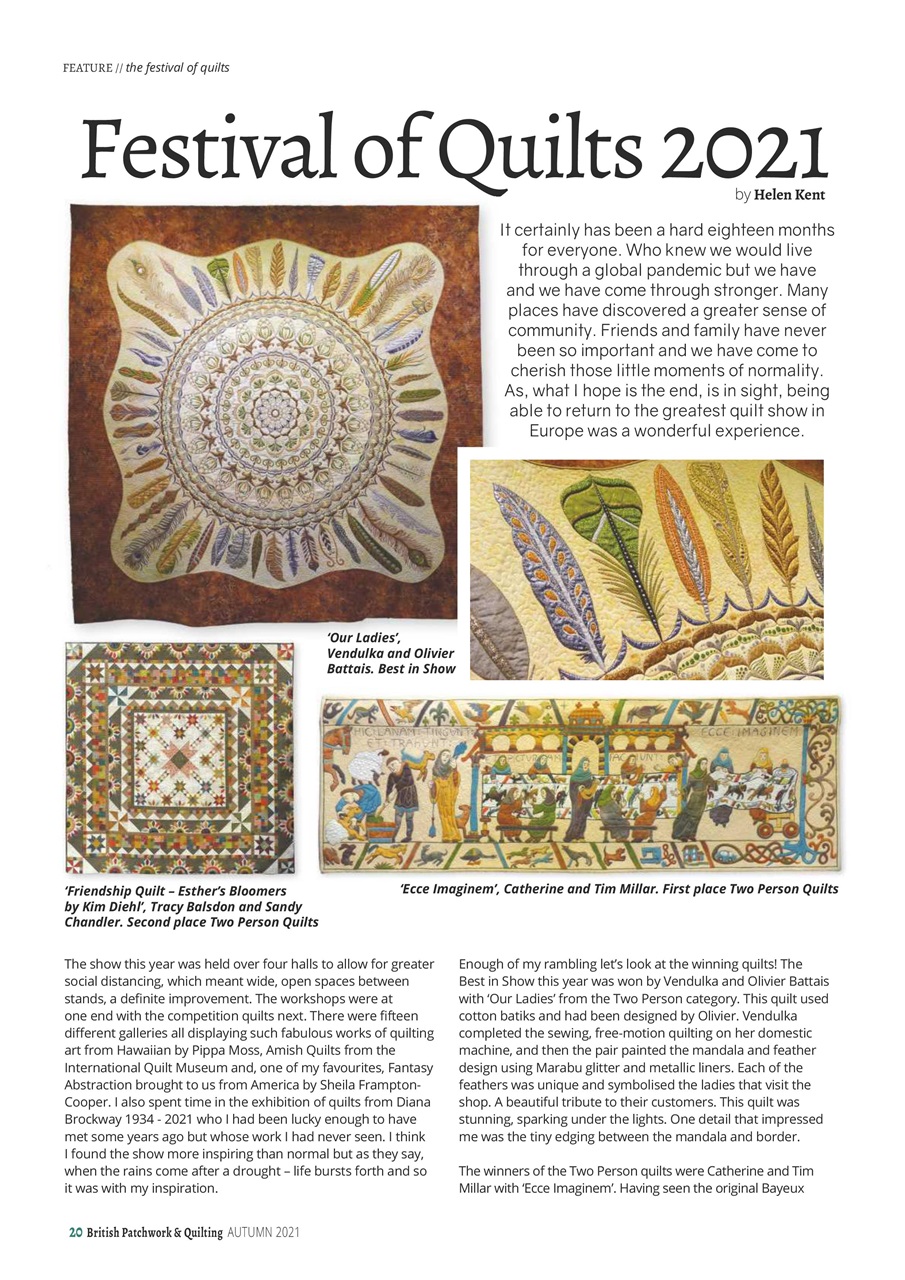 Patchwork and Quilting Preview Pages