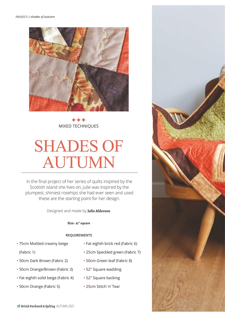 Patchwork and Quilting Preview Pages