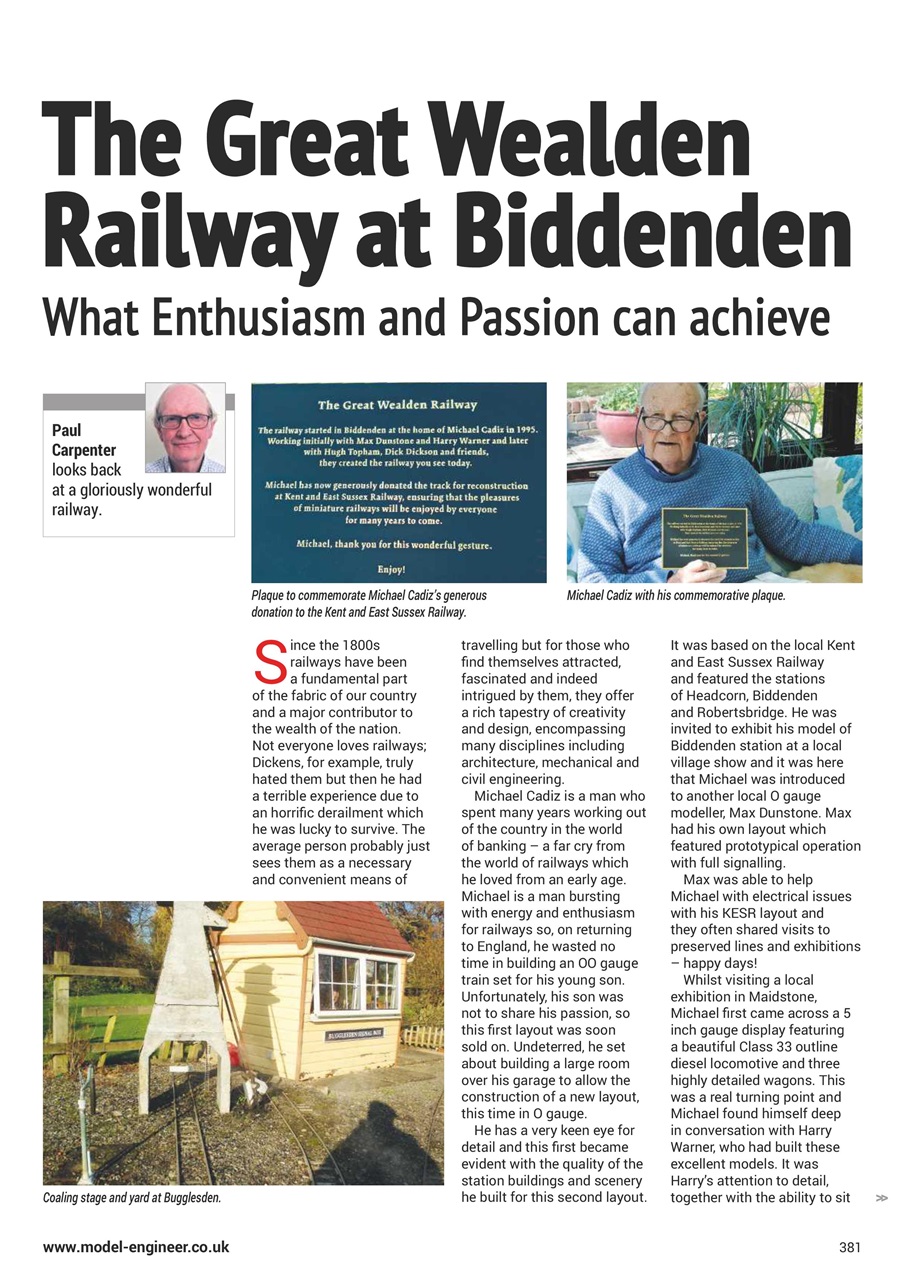 Model Engineer Preview Pages