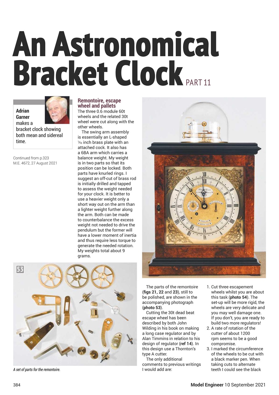 Model Engineer Preview Pages