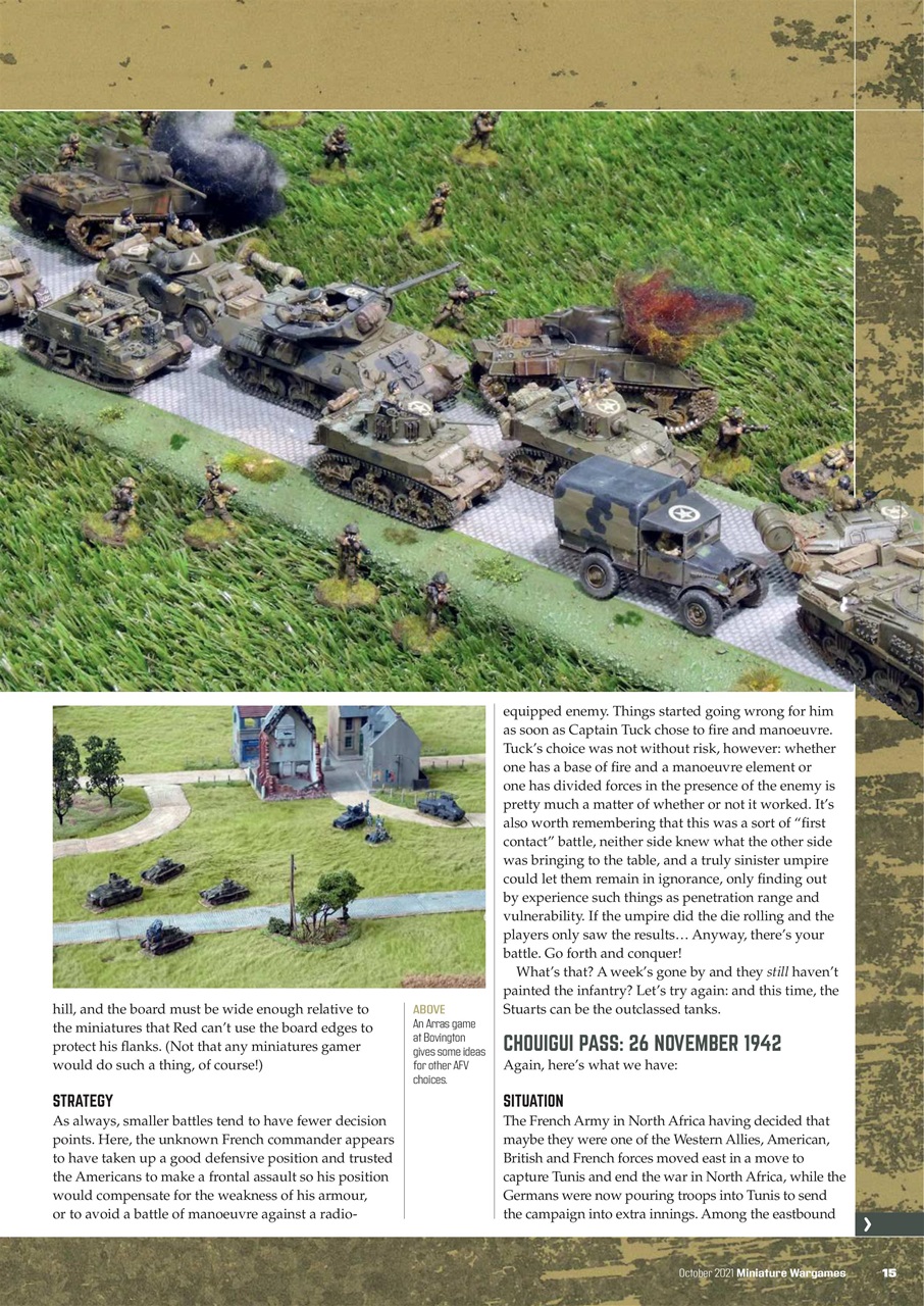 Miniature Wargames Preview Pages