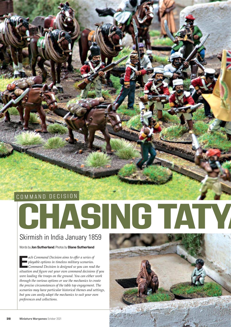 Miniature Wargames Preview Pages