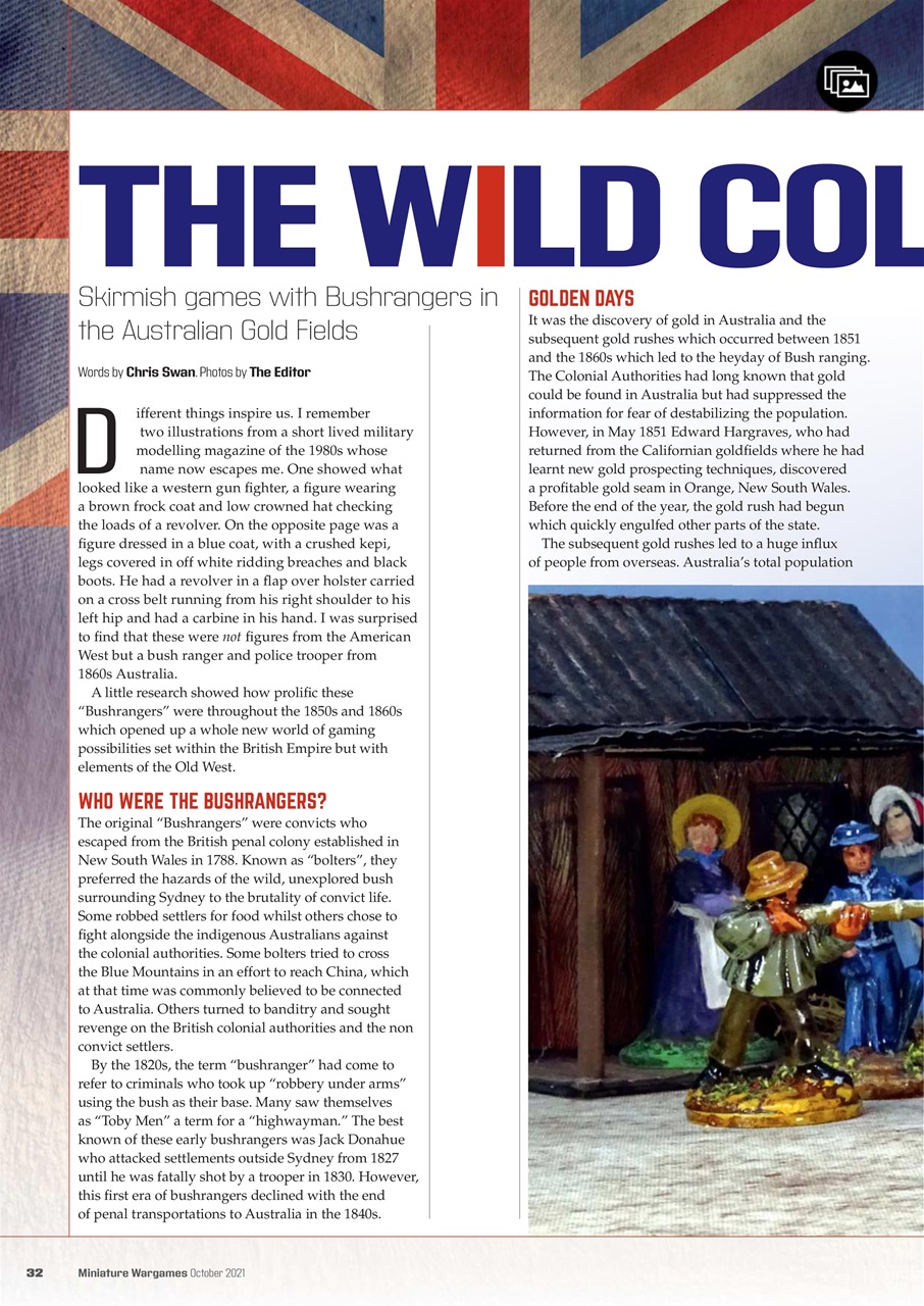 Miniature Wargames Preview Pages