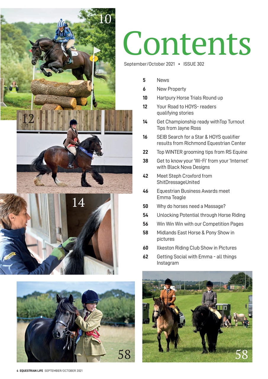 Equestrian Life Magazine Preview Pages