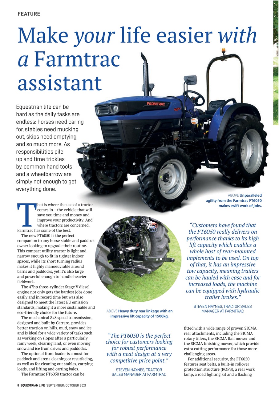 Equestrian Life Magazine Preview Pages