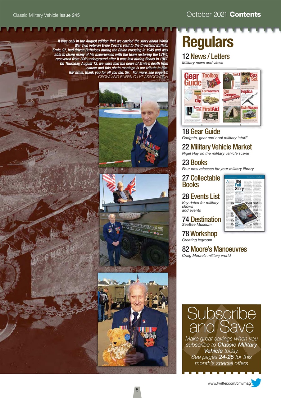 Classic Military Vehicle Preview Pages