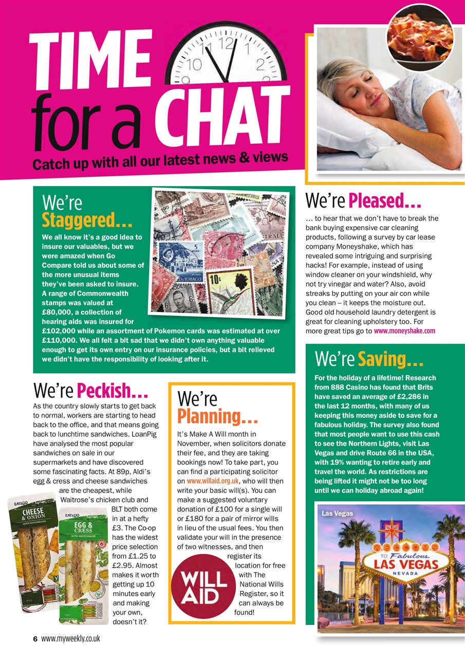 My Weekly Preview Pages