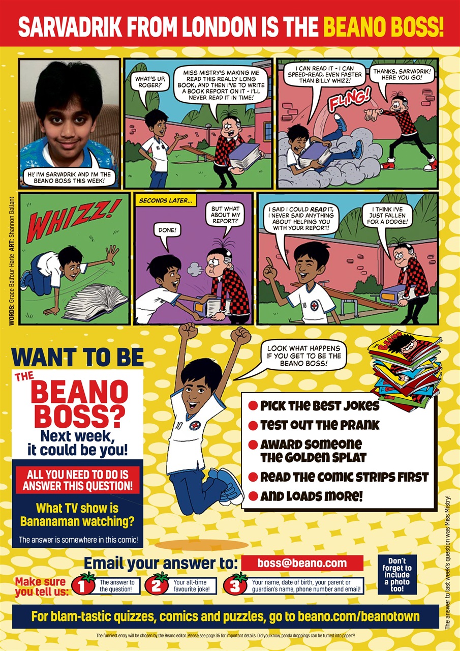 Beano Preview Pages