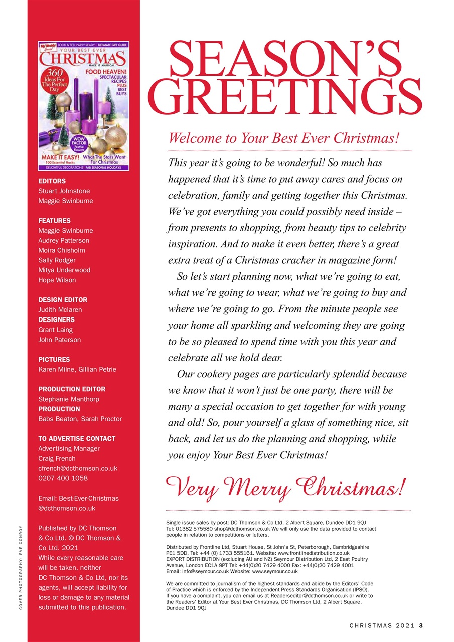 My Weekly Special Preview Pages