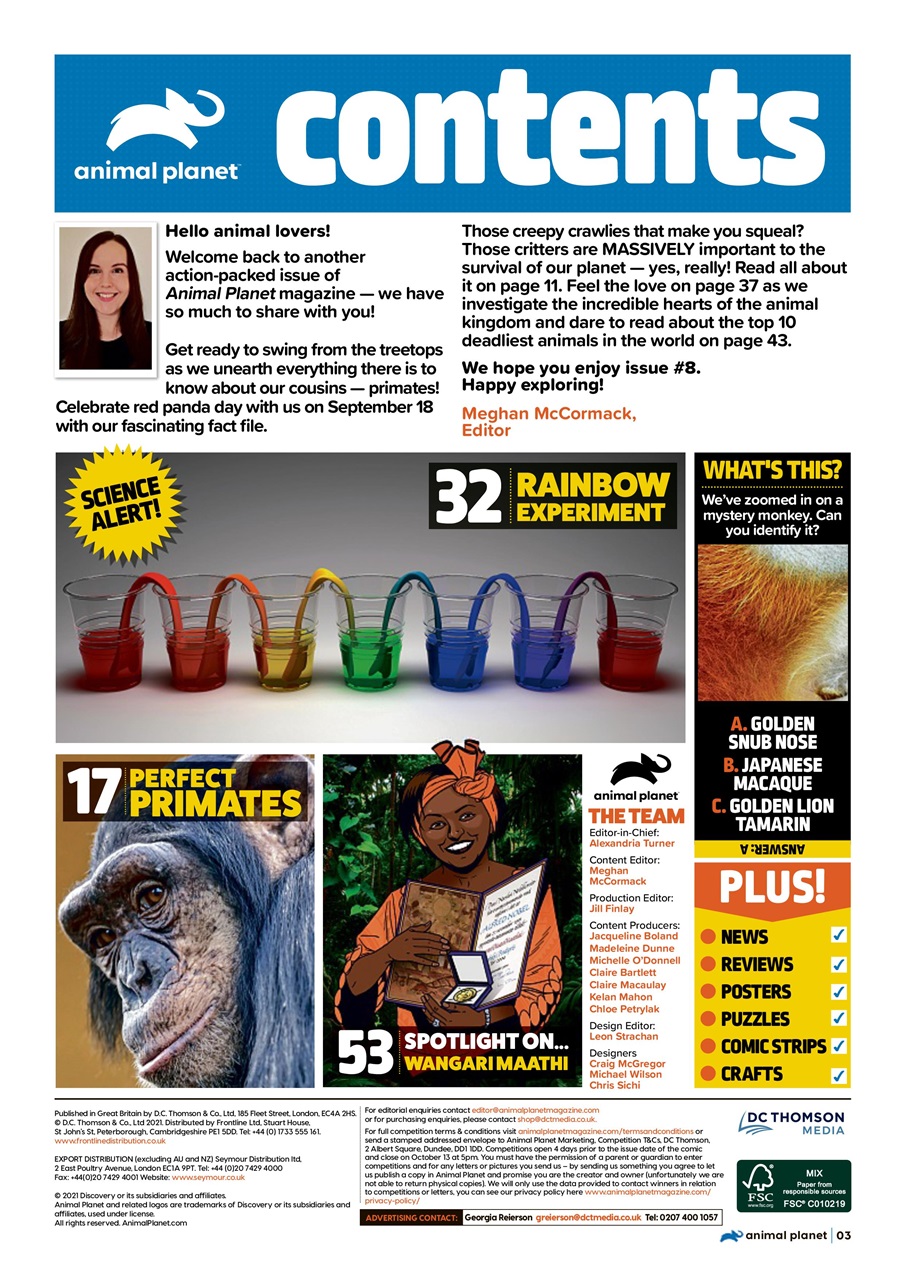 Animal Planet Kids Preview Pages