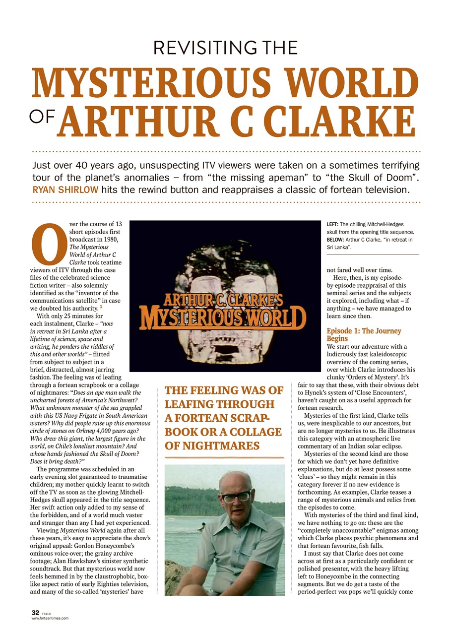 Fortean Times Preview Pages