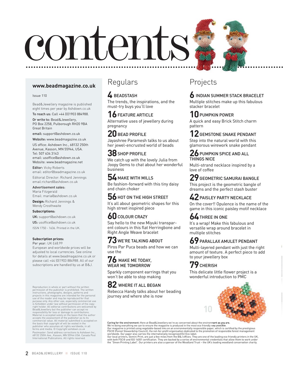 Bead & Jewellery Magazine Preview Pages