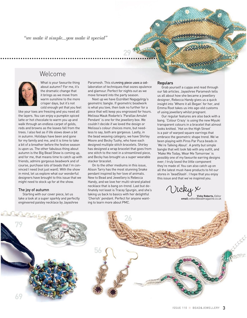 Bead & Jewellery Magazine Preview Pages