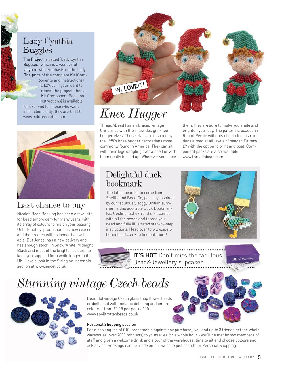 Bead & Jewellery Magazine Preview Pages