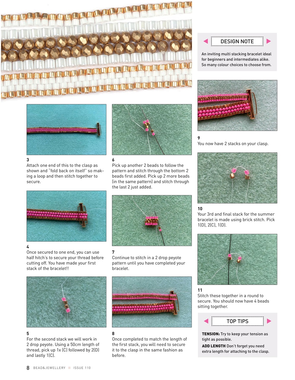 Bead & Jewellery Magazine Preview Pages