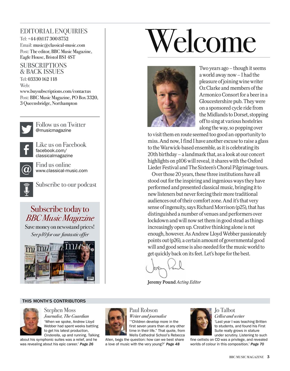 BBC Music Magazine Preview Pages