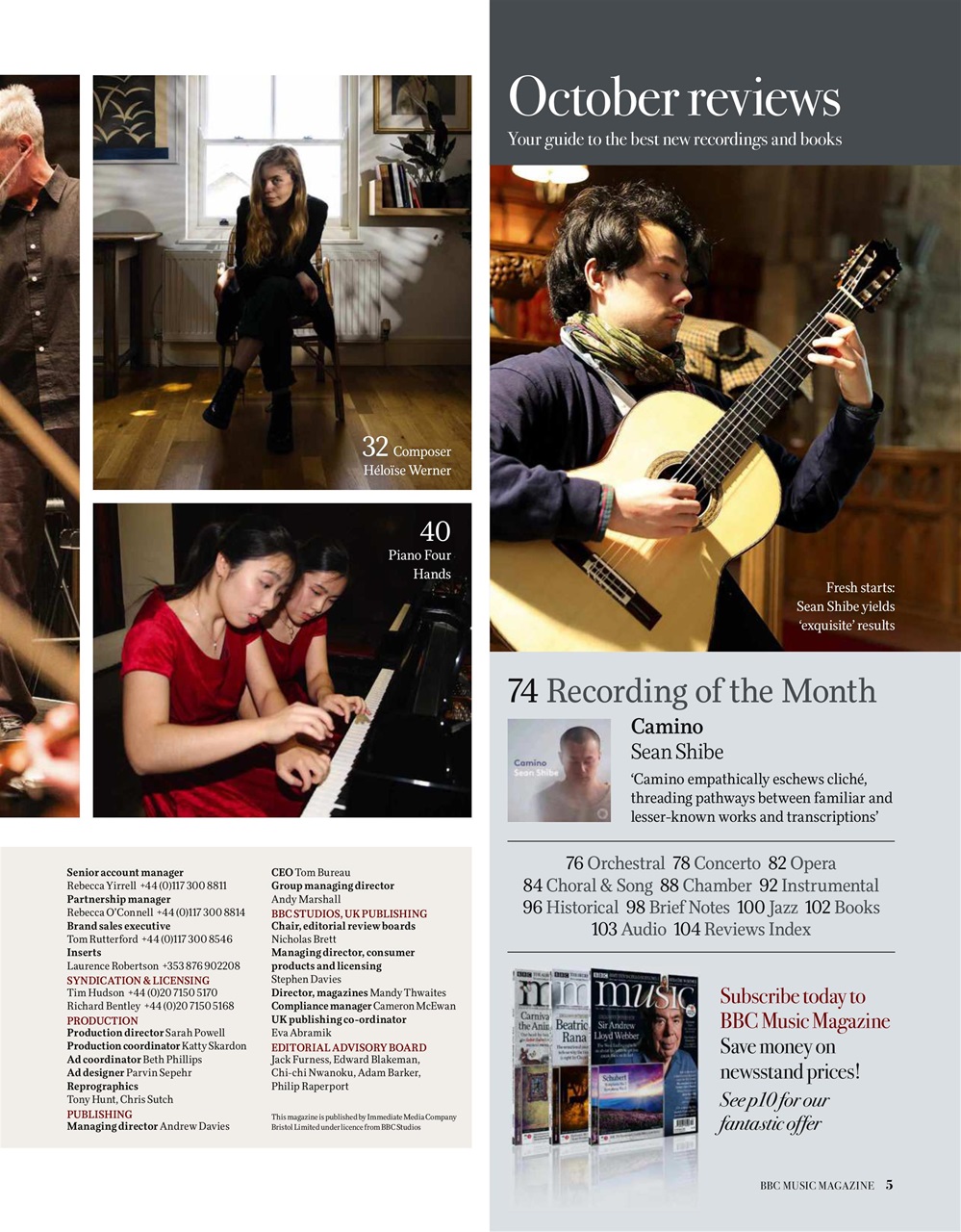 BBC Music Magazine Preview Pages