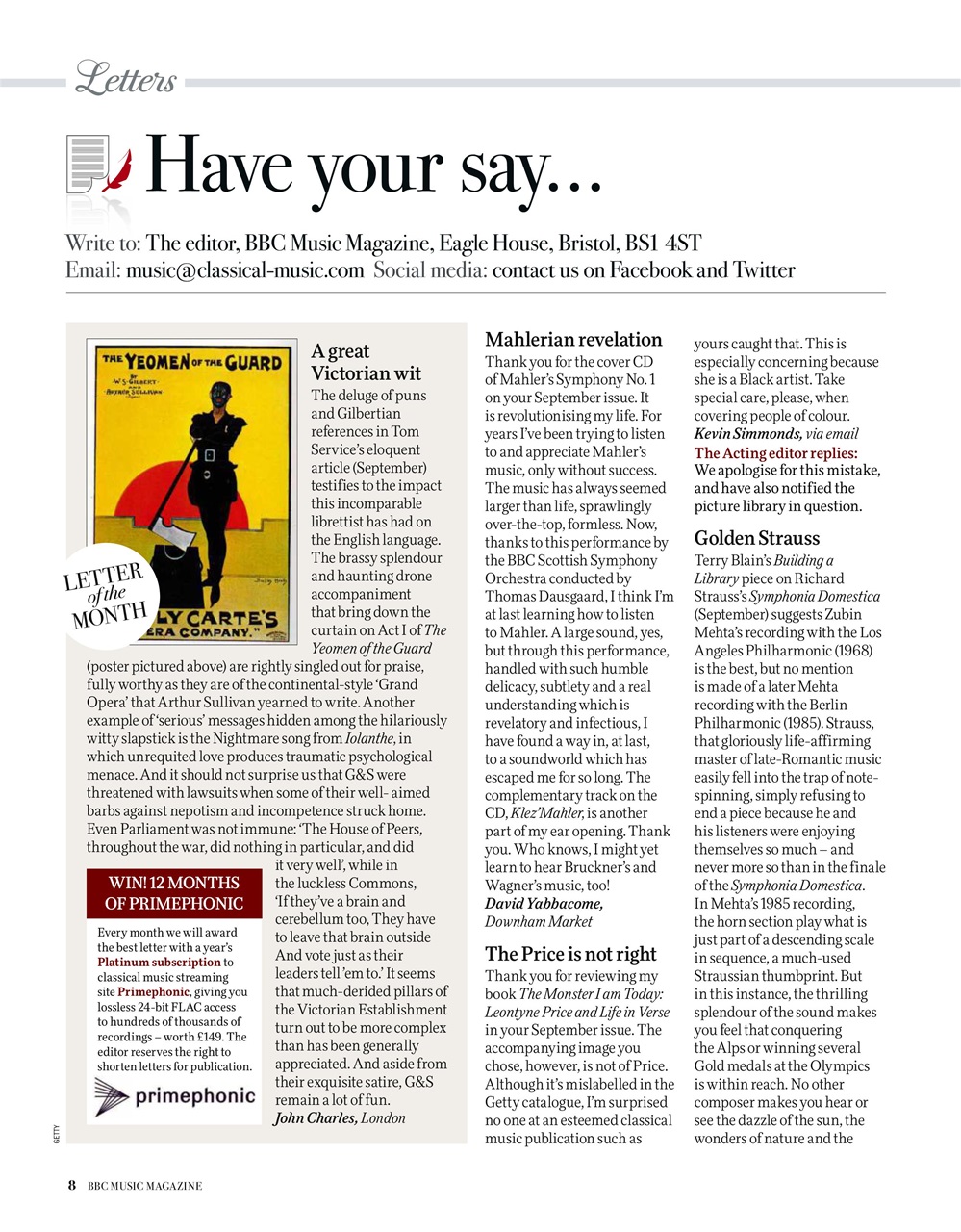 BBC Music Magazine Preview Pages